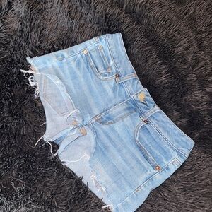 American Eagle Outfitters Light Blue Jean Shorts